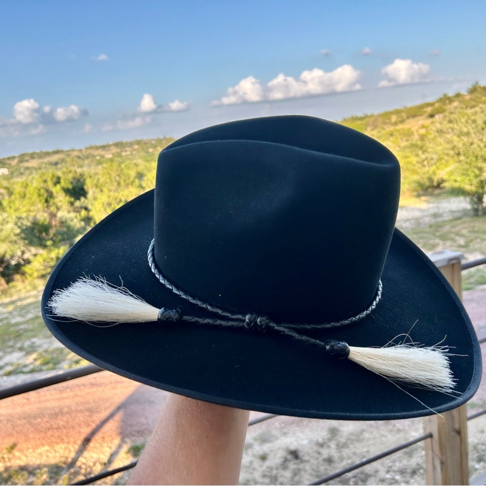 Stetson GUS 4X Black Felt Hat. Old West Collection